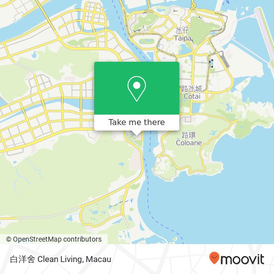 白洋舍 Clean Living map