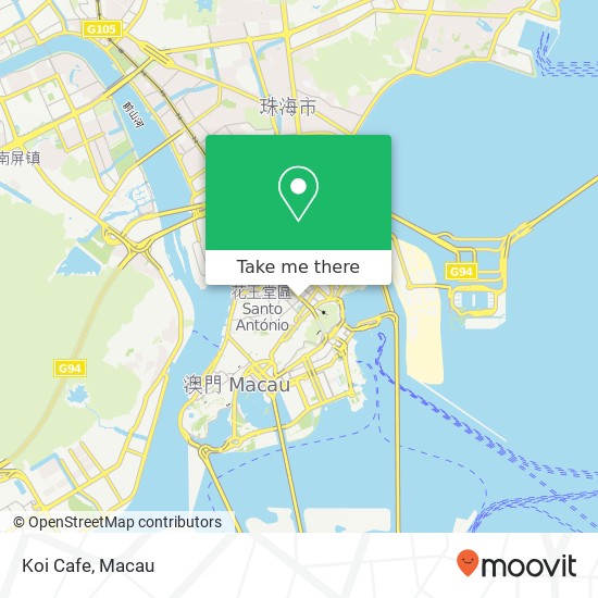 Koi Cafe map