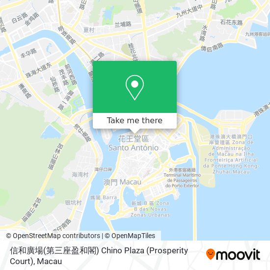 信和廣場(第三座盈和閣) Chino Plaza (Prosperity Court) map