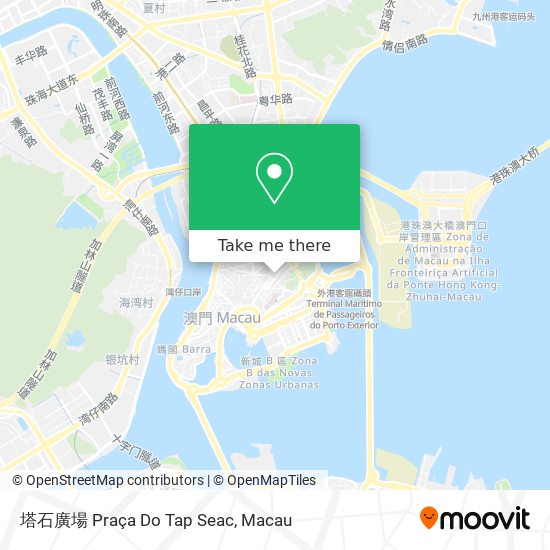 塔石廣場 Praça Do Tap Seac map