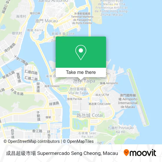 成昌超級市場 Supermercado Seng Cheong地圖