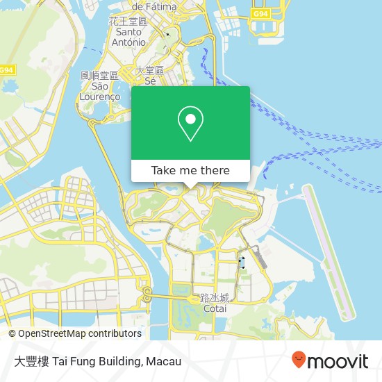 大豐樓 Tai Fung Building map