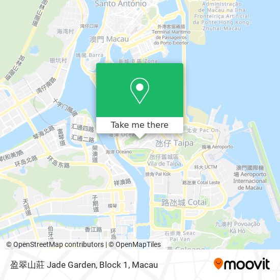 盈翠山莊 Jade Garden, Block 1 map