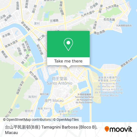 台山平民新邨(B座) Tamagnini Barbosa (Bloco B)地圖