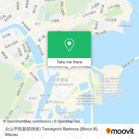 台山平民新邨(B座) Tamagnini Barbosa (Bloco B)地圖