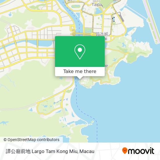 譚公廟前地 Largo Tam Kong Miu map