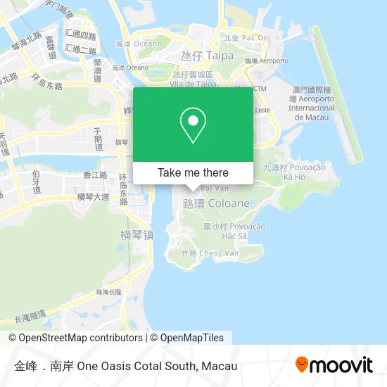 金峰．南岸 One Oasis Cotal South地圖
