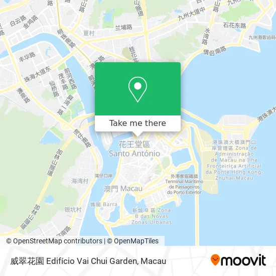 威翠花園 Edifício Vai Chui Garden map