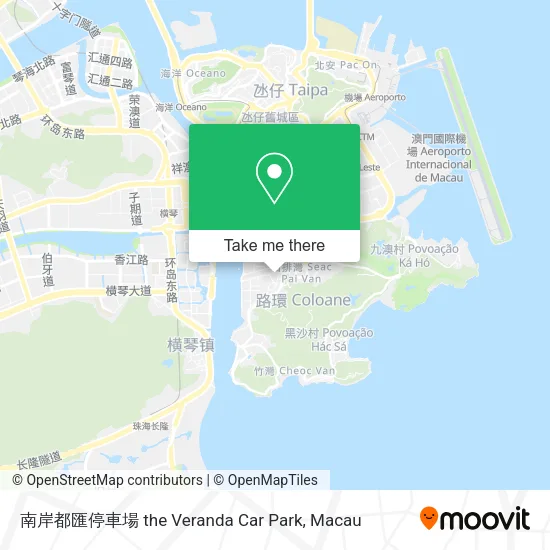 南岸都匯停車場 the Veranda Car Park map