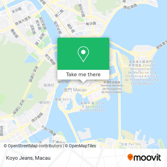 Koyo Jeans map