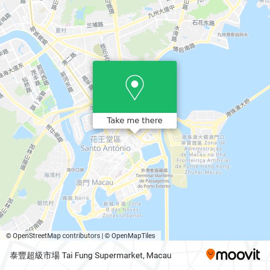 泰豐超級市場 Tai Fung Supermarket map