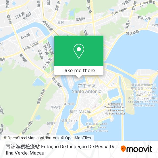 青洲漁獲檢疫站 Estação De Inspeção De Pesca Da Ilha Verde map