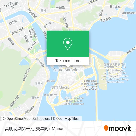 昌明花園第一期(寶星閣)地圖