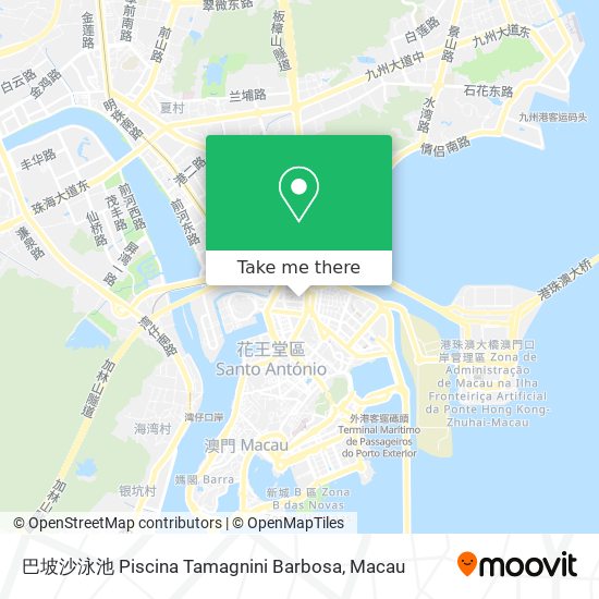 巴坡沙泳池 Piscina Tamagnini Barbosa map