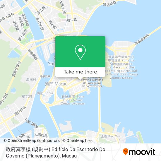 政府寫字樓 (規劃中) Edifício Da Escritório Do Governo (Planejamento) map