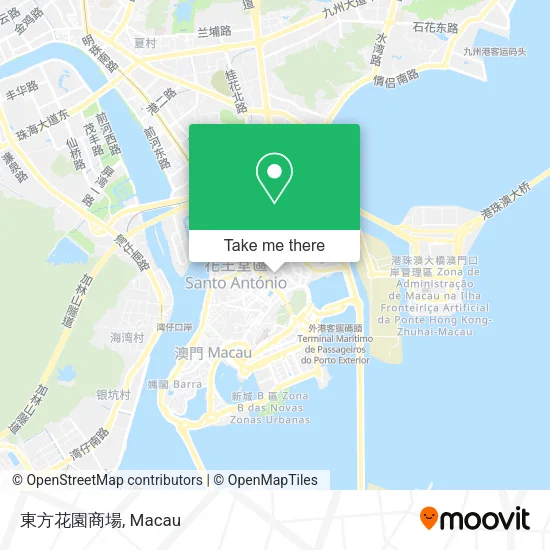 東方花園商場地圖