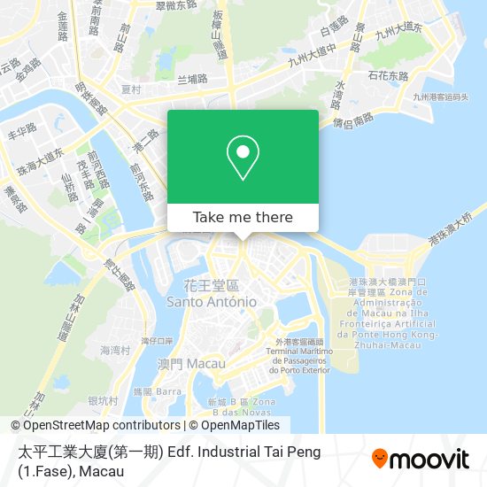 太平工業大廈(第一期) Edf. Industrial Tai Peng (1.Fase)地圖