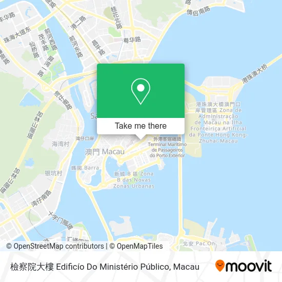 檢察院大樓 Edificío Do Ministério Público map