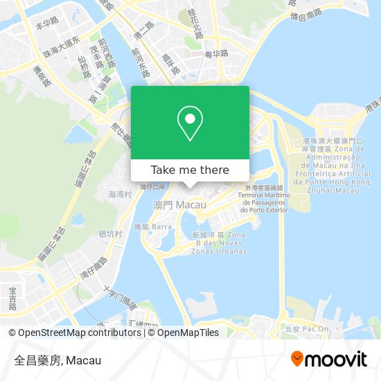 全昌藥房 map