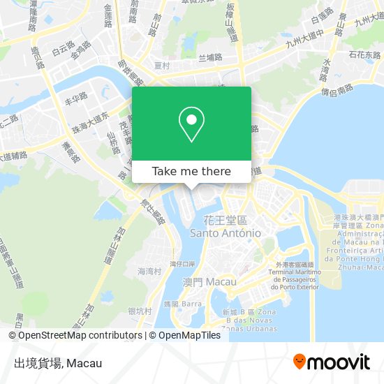 出境貨場 map