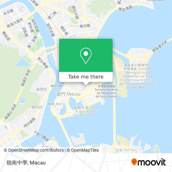 嶺南中學 map