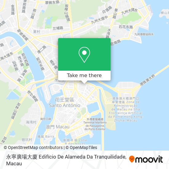 永寧廣場大廈 Edifício De Alameda Da Tranquilidade map