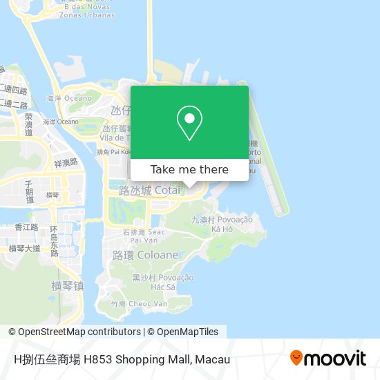 H捌伍亝商場 H853 Shopping Mall map