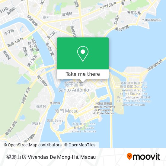 望廈山房 Vivendas De Mong-Há map