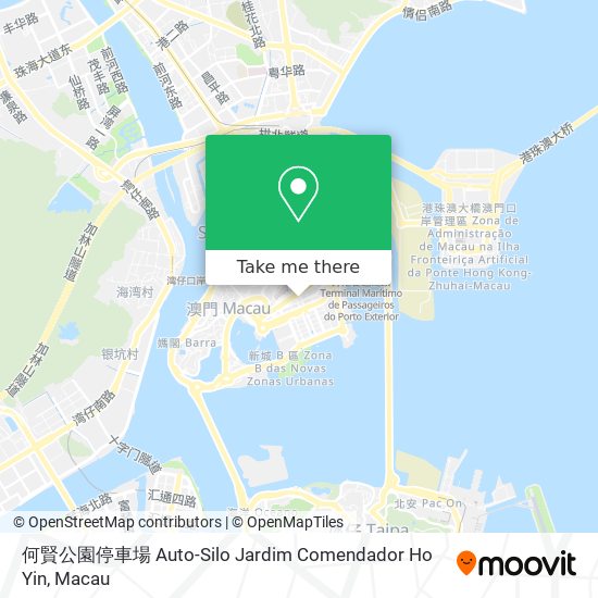何賢公園停車場 Auto-Silo Jardim Comendador Ho Yin map