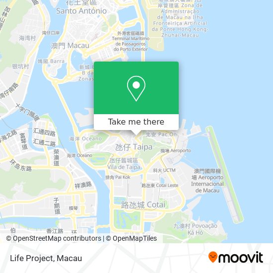 Life Project map