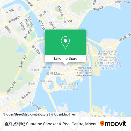 至尊桌球城 Supreme Snooker & Pool Centre地圖