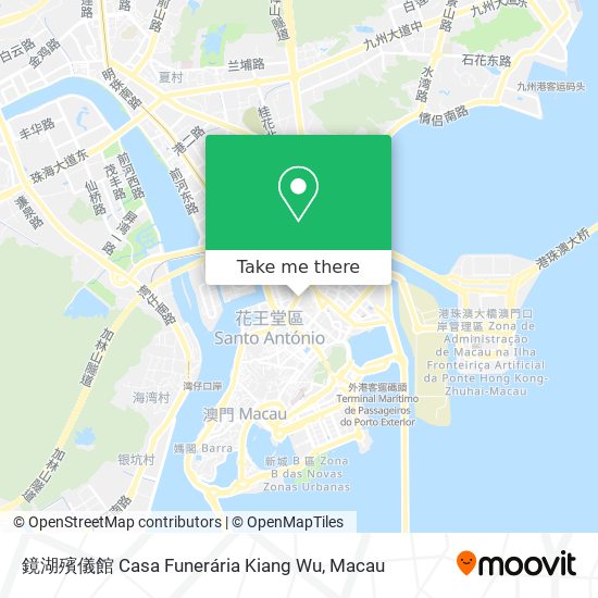 鏡湖殯儀館 Casa Funerária Kiang Wu map
