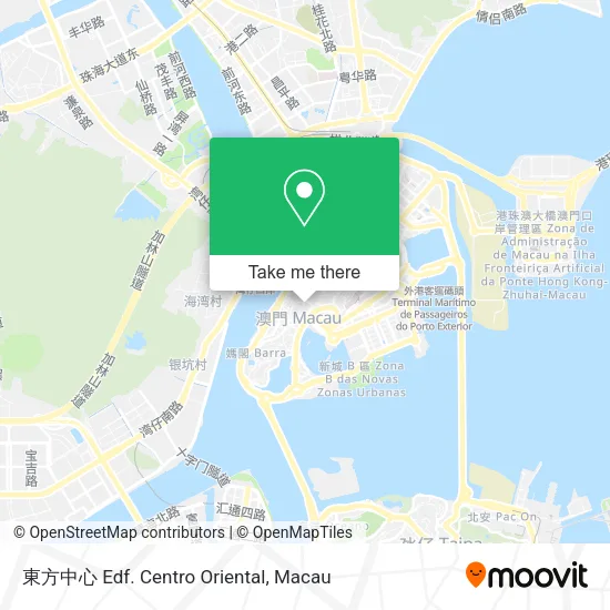 東方中心 Edf. Centro Oriental map
