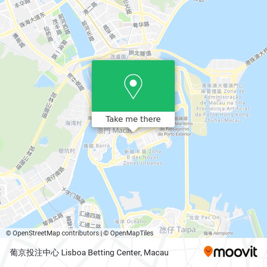 葡京投注中心 Lisboa Betting Center map