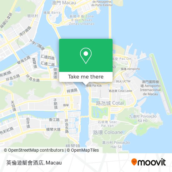 英倫遊艇會酒店 map