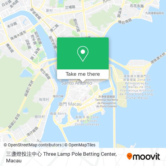 三盞燈投注中心 Three Lamp Pole Betting Center地圖