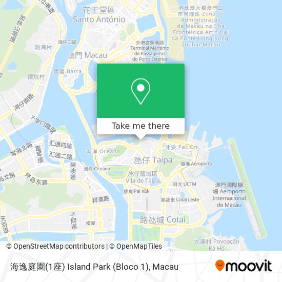 海逸庭園(1座) Island Park (Bloco 1) map