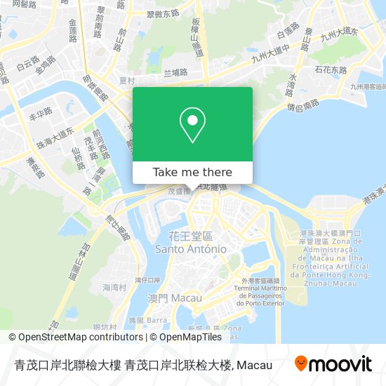 青茂口岸北聯檢大樓 青茂口岸北联检大楼 map