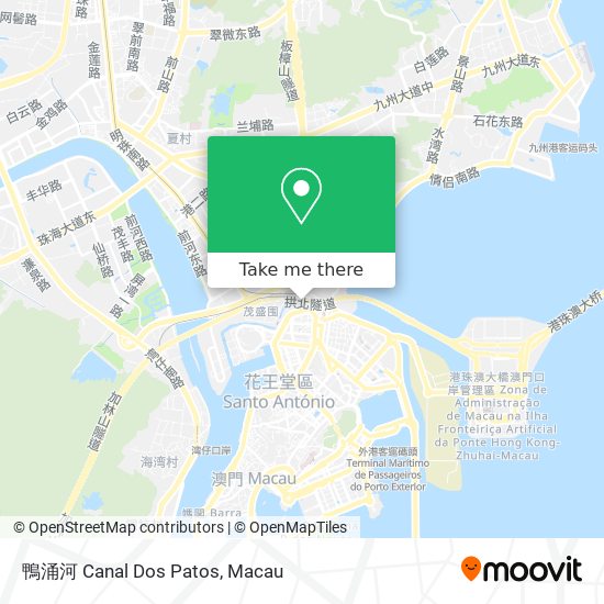 鴨涌河 Canal Dos Patos地圖