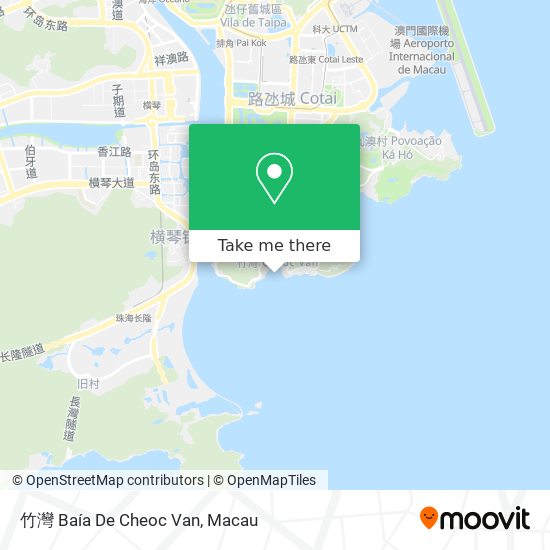 竹灣 Baía De Cheoc Van地圖