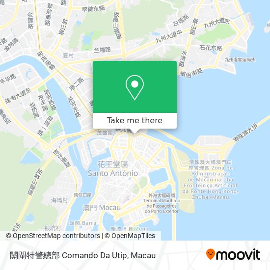 關閘特警總部 Comando Da Utip地圖