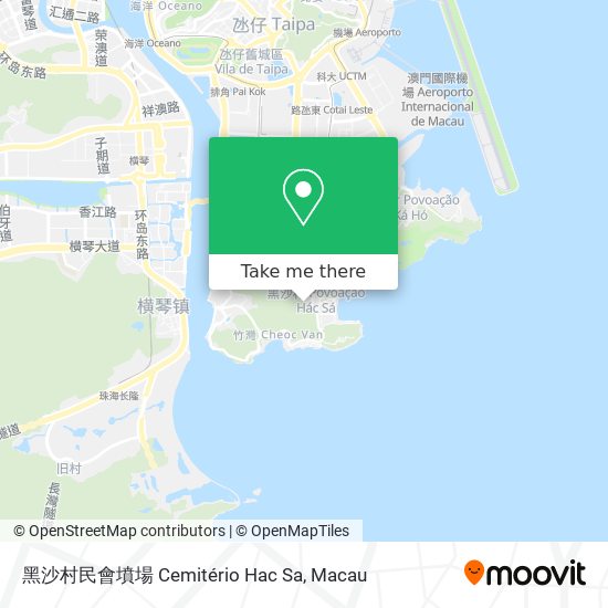 黑沙村民會墳場 Cemitério Hac Sa map