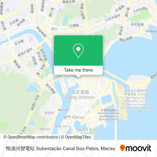 鴨涌河變電站 Subestação Canal Dos Patos map