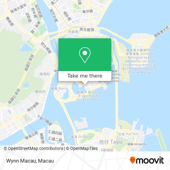 Wynn Macau map