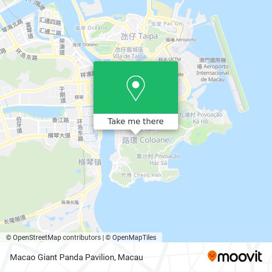 Macao Giant Panda Pavilion map