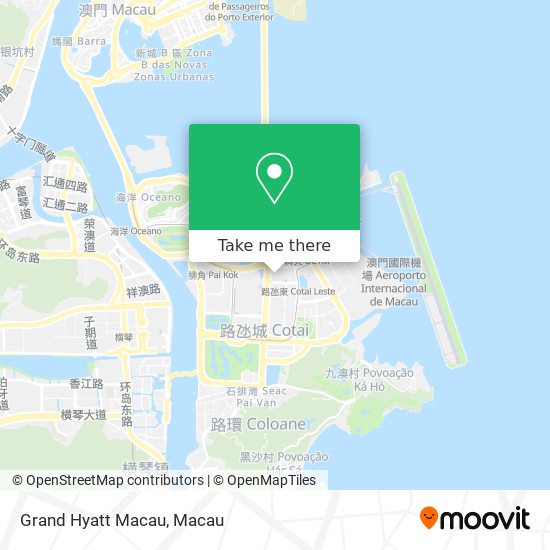 Grand Hyatt Macau map