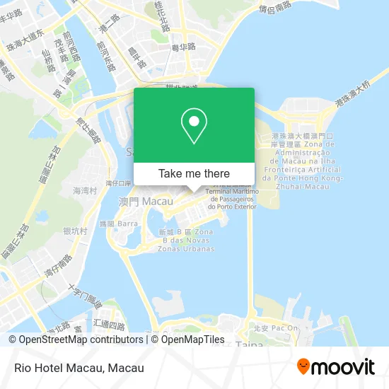 Rio Hotel Macau map