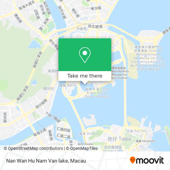 Nan Wan Hu Nam Van lake map