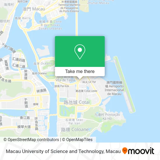 Macau University of Science and Technology map