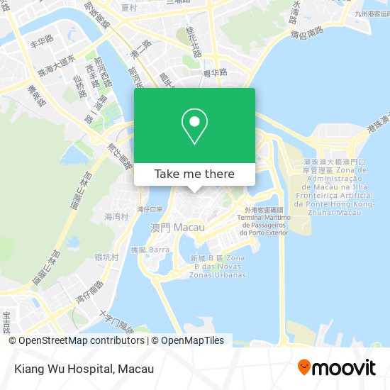 Kiang Wu Hospital map